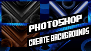 How to Create Backgrounds with Line Tool Circles Brush Photoshop